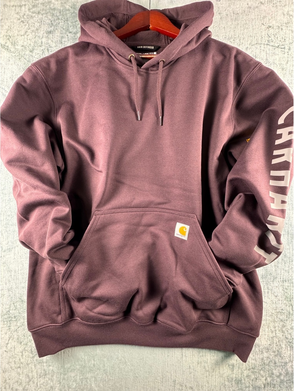 Carhartt Rain Defender hoodie men’s Large Dark Sepia